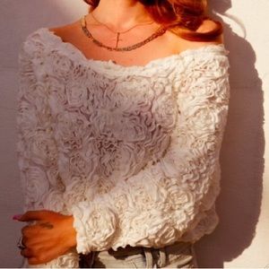 American Apparel 3D Floral Top